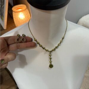 Elegant Green Jewelry Set